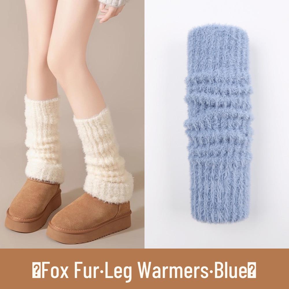

Women s Thick Fleece-Lined Plush Leg Warmers - Autumn/Winter Knee Protectors, Y2K Snow Boot Covers One Size