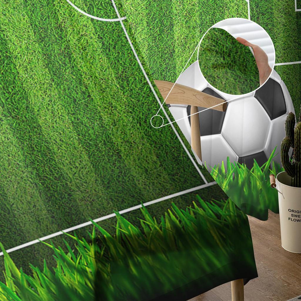 Fotbal Fotbal Gymnasium Zelený tyl Průsvitné okenní závěsy do obývacího pokoje ložnice moderní voál organza závěsy
