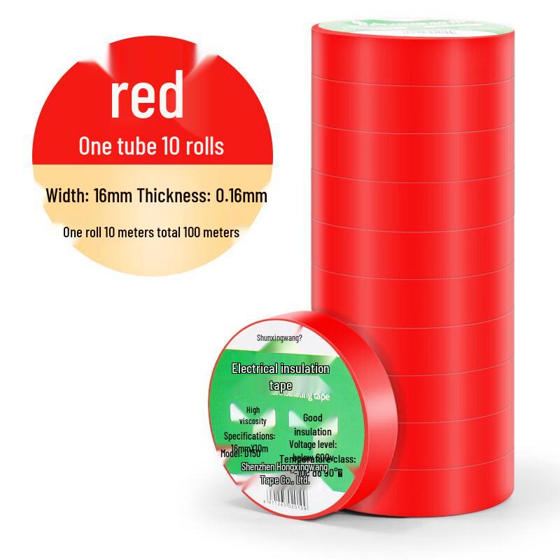 Allies Flame Retardant Cloth Electrical Tape 10-Roll Pack