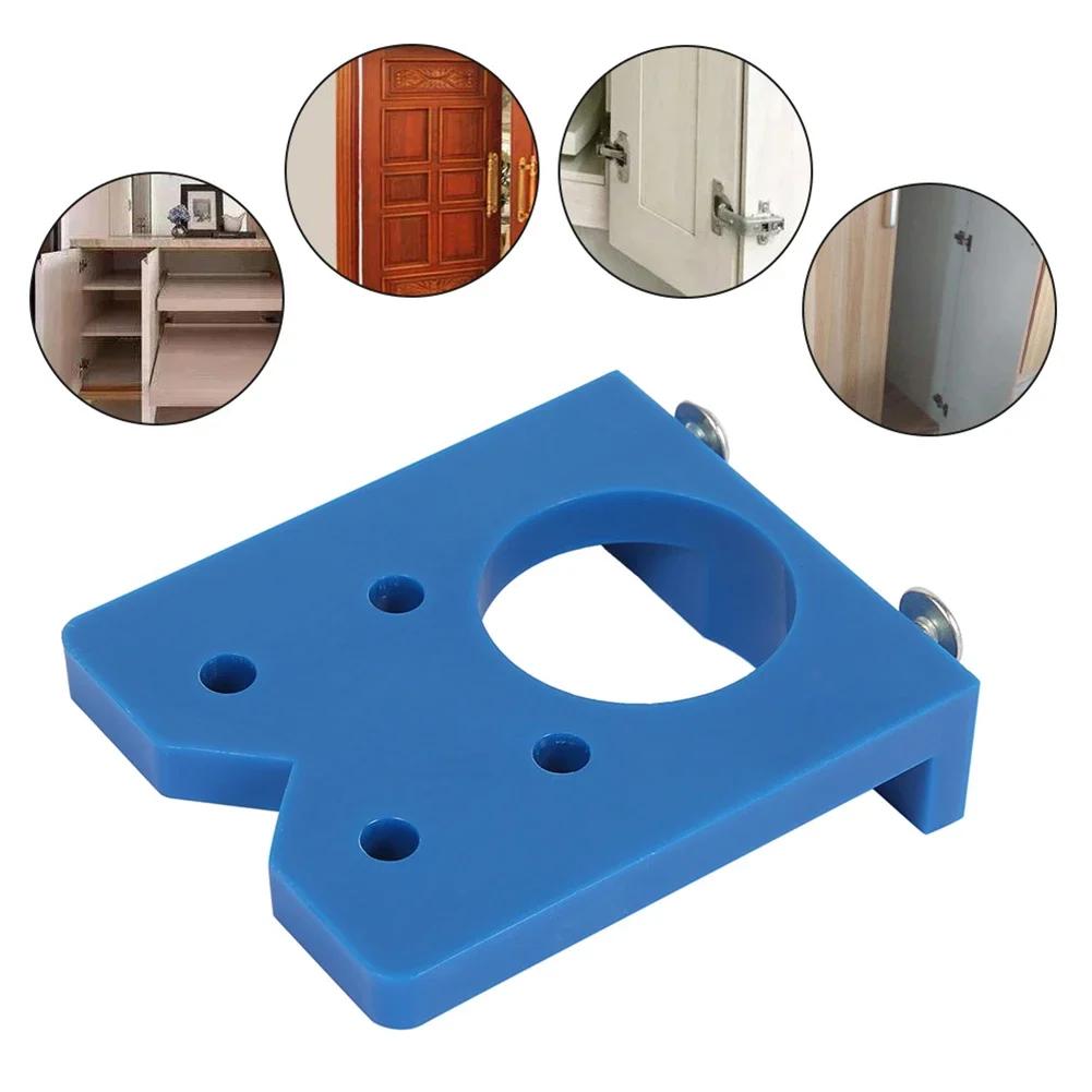 35mm Hinge Hole Template Drill Guide Locator for DIY and Professional Use Suitable for Furniture Doors and Drawer Guides