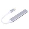 Концентратор Type-C Адаптер типа C «папа-гнездо» USB Концентратор 4-в-1 из алюминиевого сплава с портами USB2.0/USB3.0