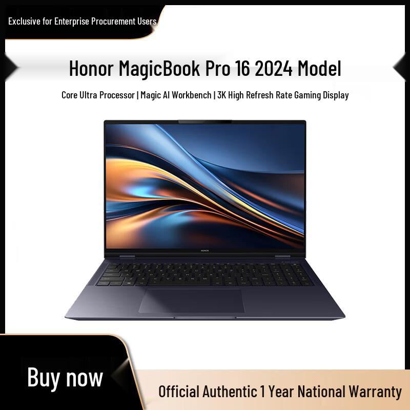 Honor MagicBook Pro 16 2024 AI Laptop (CN version)