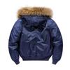 Giacca da Pilota da Uomo con Cappuccio in Cotone: Capospalla Autunno/Inverno con Collo a Baseball