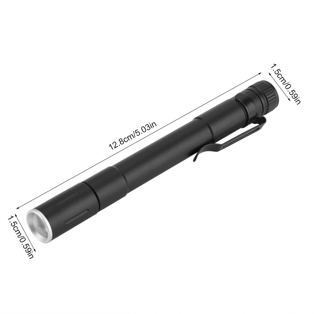 Aluminum Alloy High Power LED Flashlight Outdoor Camping Torch Lamp Light 3 Levels Black