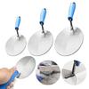 3pcs Stainless Steel Trowel Kit Suitable for Bricklaying and Plastering with Comfortable Grip Handle Wall Floor Leveling