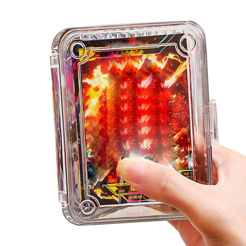 Playing Card Box, Card Storage Box | Small Card Storage Box, Transparent Card Storage Box with Lid, Multifunctional Storage, Dustproof Storage Box, Ca