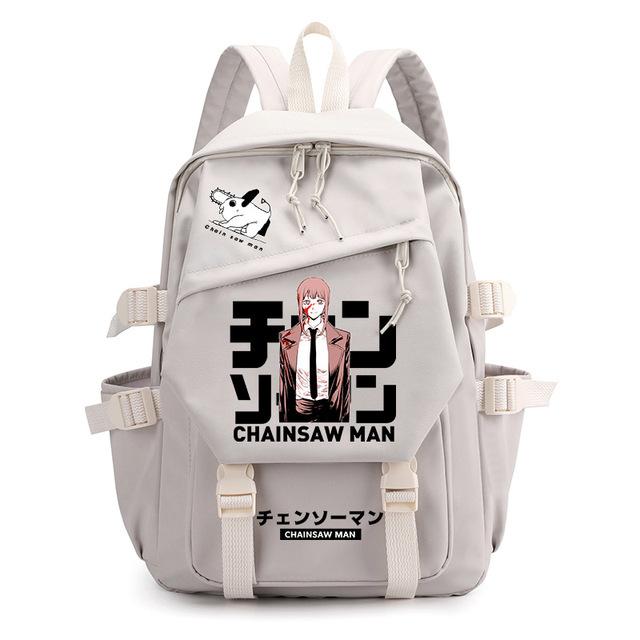 Chainsaw Man Anime Men'S And Women'S Backpack Cosplay Student School Bag Computer Travel Leisure