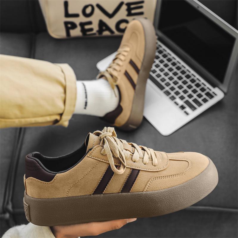 

Чоловічі 2023 Осінь/Зима Німецькі Тренувальні та Повсякденні Кросівки на Товстій Підошві з Печворком 39 (Women s) хакі