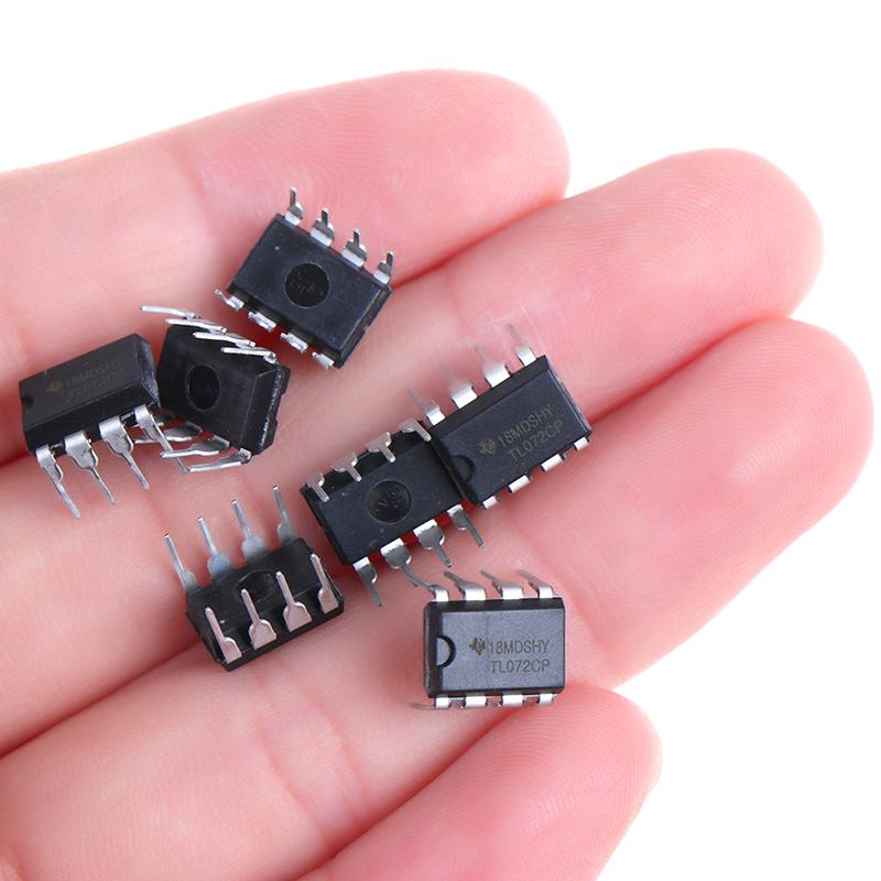 10Pcs Tl072Cp  Original Ic Inline Dip-8 Dual Operational Amplifier