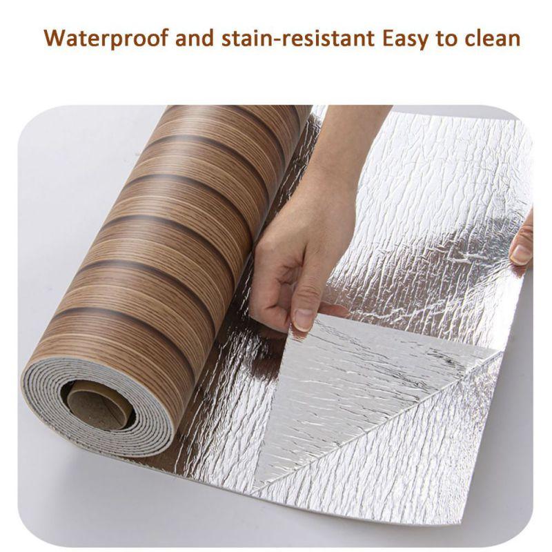40cm*300cm Imitation Grille Self-adhesive Background Wallpaper Waterproof Stain-resistant Wall Sticker