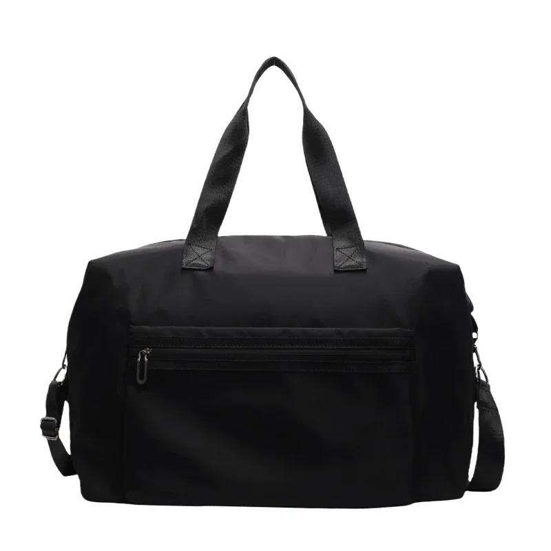 

Сумки через плечо однотонные универсальные на молнии, большие емкости, мягкие для поездок на работу и путешествий