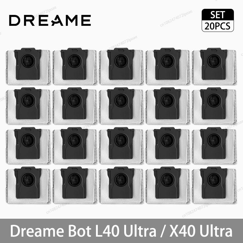 Dreame L40 Ultra / X40 Ultra Odkurzacz Akcesoria Zamienne Główna Szczotka Boczna Filtr HEPA Ściereczki do Mopa Worek na Kurz Części Zamienne