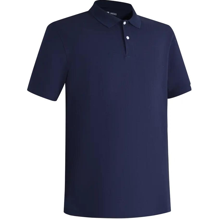 

DECATHLON ПОЛО Basic Серия 100 Мягкая, Удобная, Легкая и Дышащая Футболка Поло с Коротким Рукавом Мужская Синяя Черная S