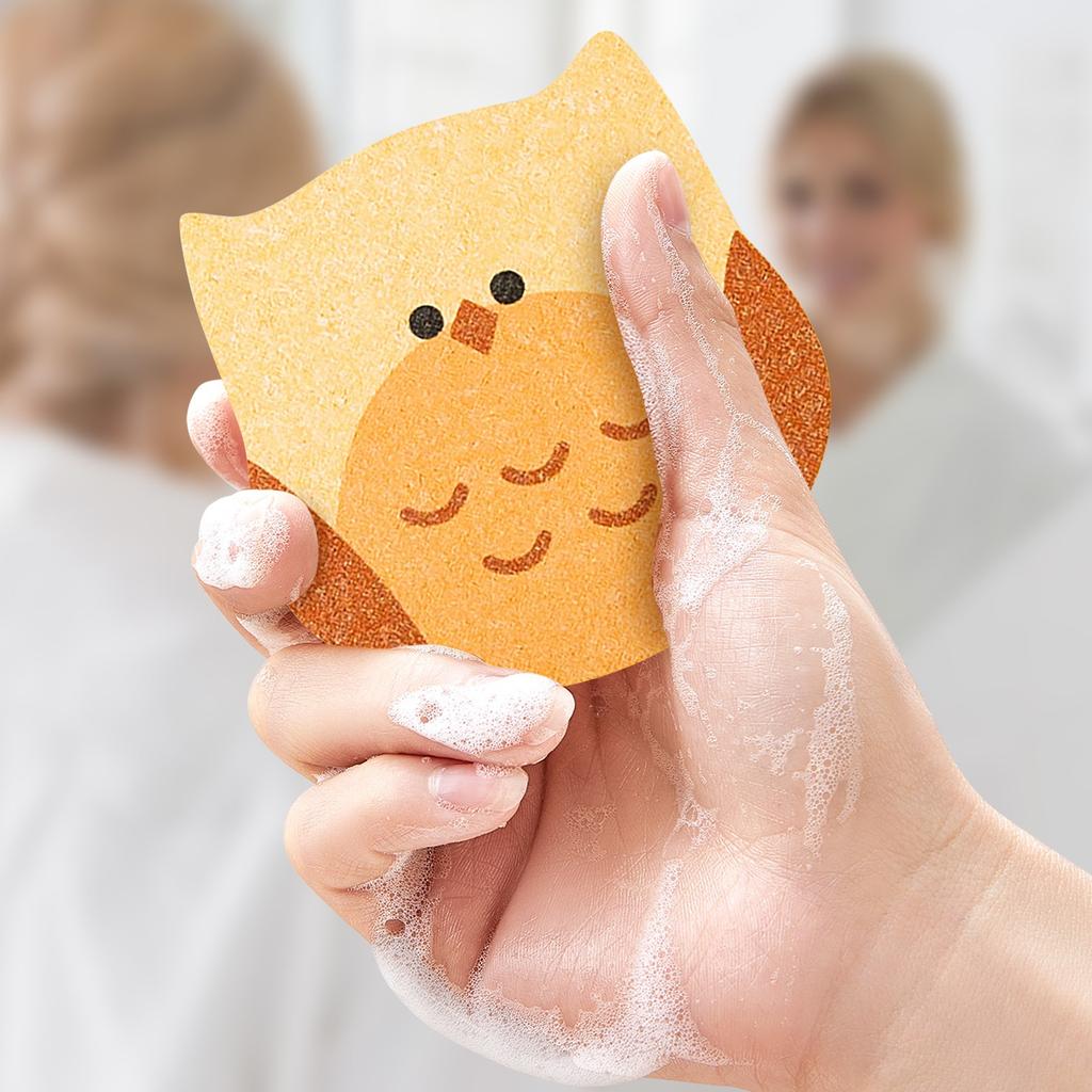 Zvířecí miminko Koupelka Bavlna Houba z dřevité buničiny Kreslená dětská osuška Osuška Bavlna Utěrka do koupele Dřevitá buničina Bavlna