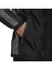 Adidas Team Tennis Jacket Gray Solid Size M Men's BP246, Black/Dark Heather, Gray/White (H31442),
