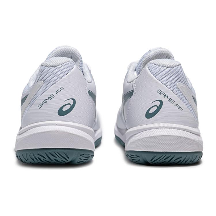 Men's Sneakers ASICS GAME FF PICKLEBALL Tennis Shoes Men's Low Top White/Dusty Blue Green