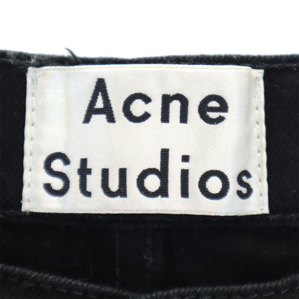 ACNE STUDIOS Long pants W31 black Button fly stretch Men's Used