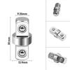 Wrench Extension Rod 1.18"x0.55" Chrome Vanadium Steel 3/8 Double-Head Hex Socket Wrench Adapter Driver Conversion Tool