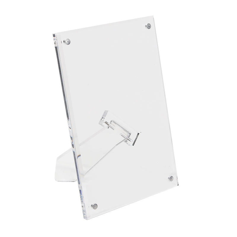 Akryl Fotoramme Fotoramme Utstilling Bilderamme Magnetisk Brakett Fotoramme Stativ