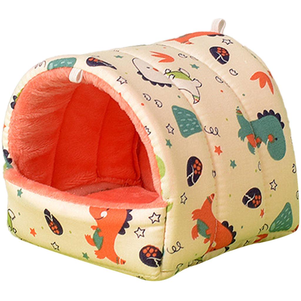 Small Animal Hammock House Hanging Tree Bed Cage Accessories Hamsters Plush Hideout Bedding Bed for Chipmunks Ferrets
