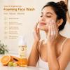 Greenviv Vitamin C Gesichtswaschgel für Strahlkraft & Glow, mildert Pigmentflecken & gleicht den Hautton aus mit Niacinamid | Sulfatfreier Schaumreiniger | 125 ml