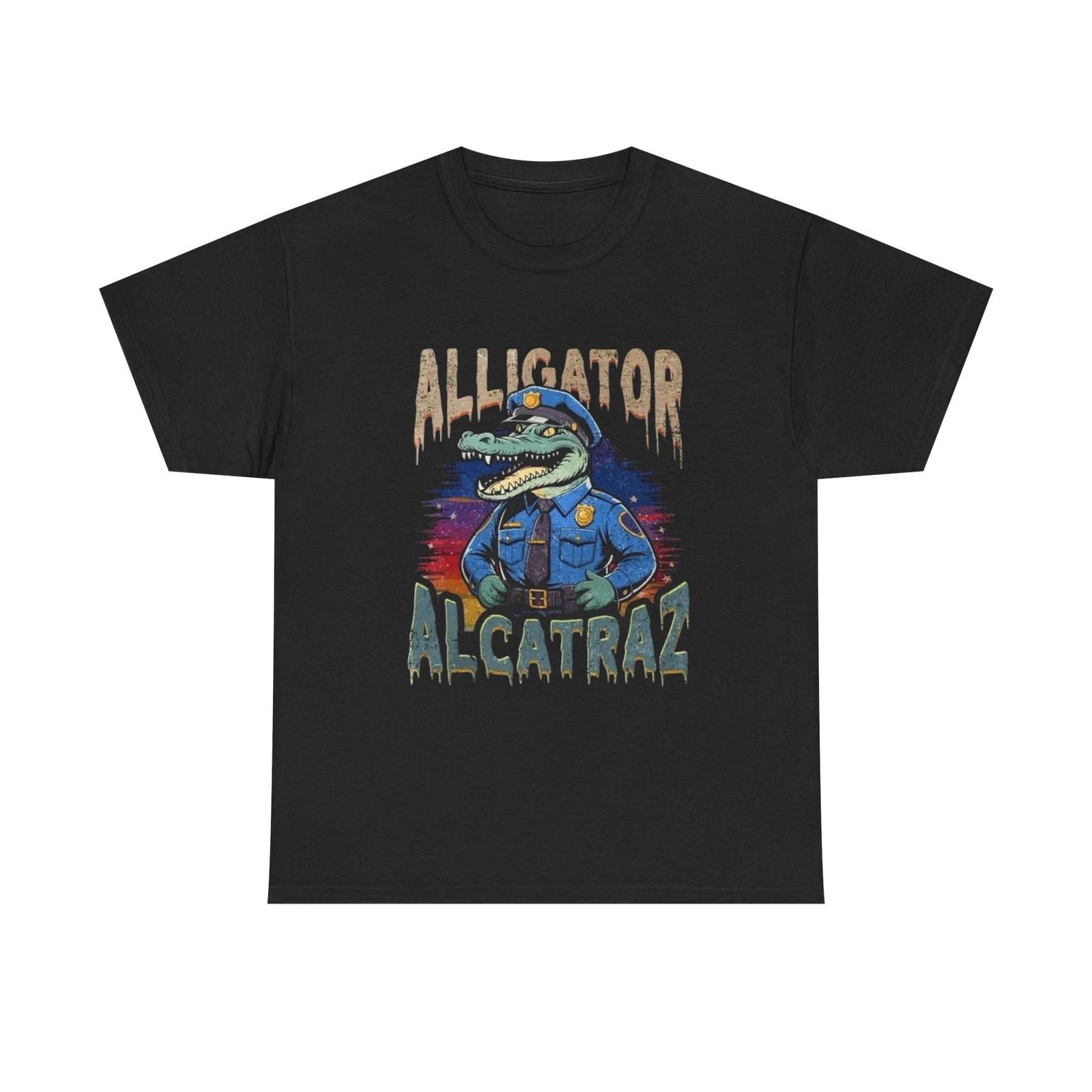 

Alligator Alcatraz BRAND NEW Graphic T Shirt Unisex Heavy Cotton Tee L