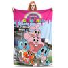 The Amazing World of Gumballs Blanket Super Soft Cozy  Throw Blankets for Bed 50x60 Inch Multiple Sizes Bedspread