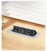 Multifunctional Pop-up Power Socket with USB and Three-Hole Design for Desks