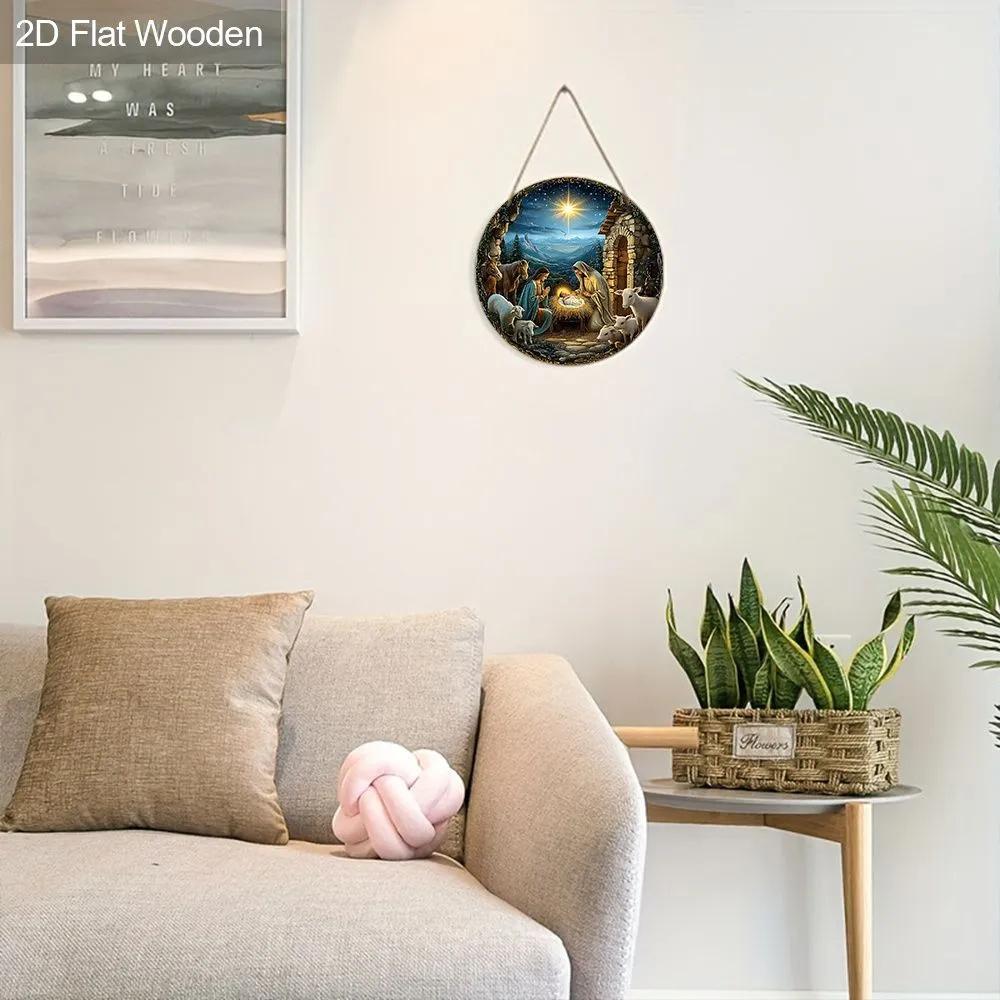 2D Atmosphere Wooden Decorations, Wall Ornaments, Home Decorations, And Doorplates