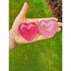 1pc Sunny Heart Shaped Malt Squishy Toy, Color Changing Stress Relief Squeeze Toy For Students