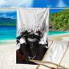 Ultra-Soft Beach Towel with Tokyo Ghoul Theme,Ideal for Pool - Camping, Diving - Perfect Travel Essential, Vibrant Beach Towel.