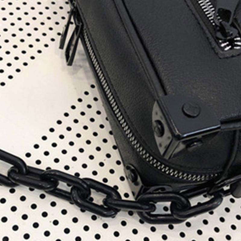 Crossbody-Tasche Unisex Mode Kleine Quadratische Umhängetasche Handtasche für Damen und Herren PU-Leder Messenger-Handtaschen mit Verstellbarem Riemen