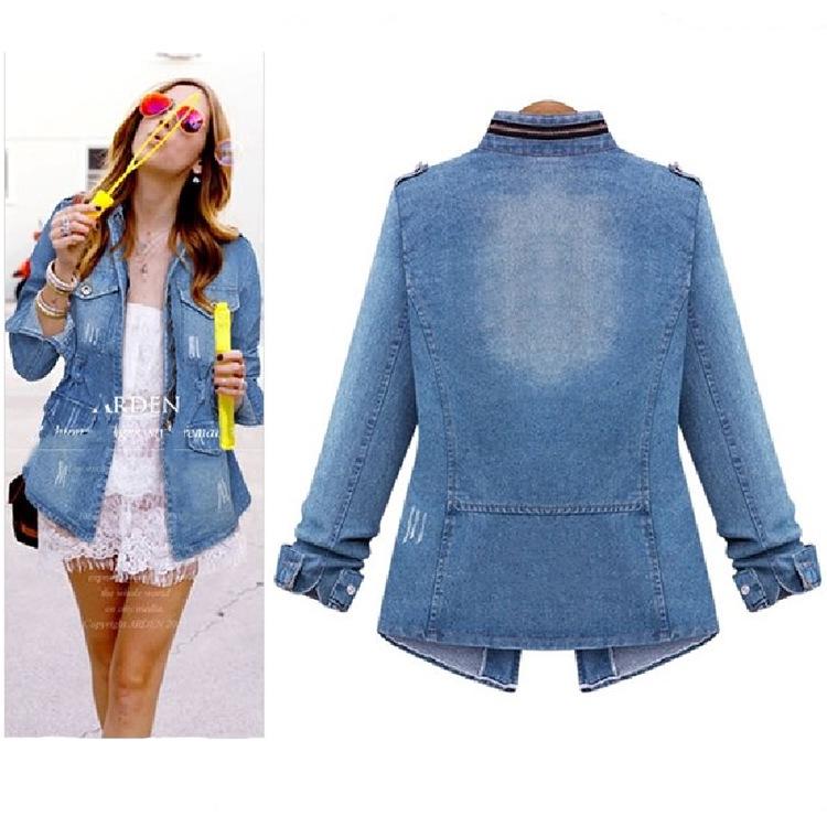 Women's Versatile Denim Slimming Jacket