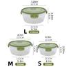 Fresh-keeping Box Can Be Heated in Microwave Oven, Kitchen Refrigerator Freezer Storage Box, Transparent Lunch Box with Lid