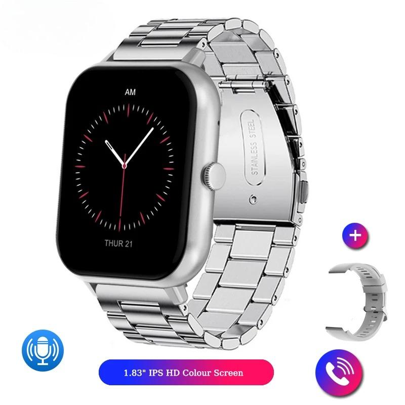 Outdoor Sports Smart Watch Men Heart Rate 100+ Sport Modes Full Screen Touch Bluetooth Call Smartwatch Android & iOS