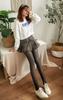 Warm Faux Tights for Extra High Thermal [Cedar Eight] Fleece-Lined Women, Warm, Waist, Innerwear, Leggings/Stockings (Gray)