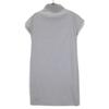 YOKOCHAN Grey YCD-314-128 Mock Neck Dress Dress 38 Light grayUsed