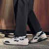 Reebok Классические кожаные утепленные кроссовки-белые чисто-серые кроссовки унисекс Обувь-белый основной-черный 100074286