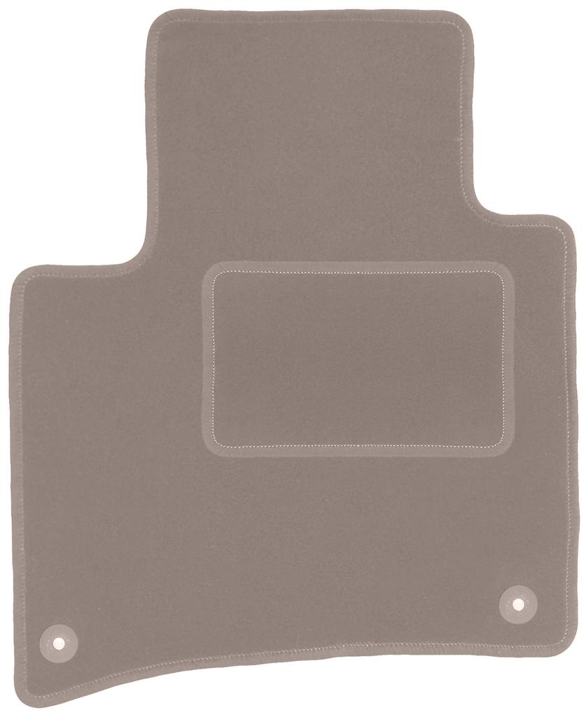 Beige driver's mat for: Volkswagen Touareg II SUV (2010-)