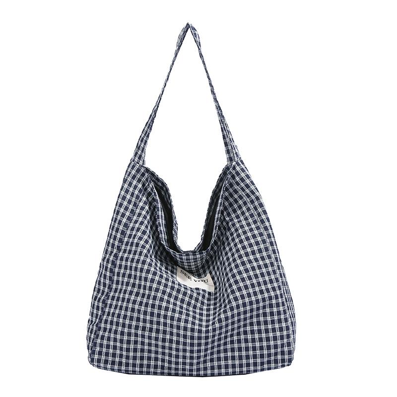 Women's Plaid Commuter Tote: Stylish, Versatile, Large-Capacity Shoulder Bag