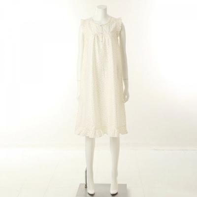 Cute Clean Dot Sleeveless Dress Vev3933l