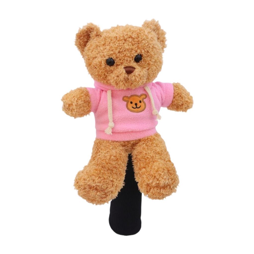 Golf Wood Headcover Golf Training Supplies Cartoon Protective Sleeve Funny Driver Headcover for Women Golfer Adults Lovers Kids