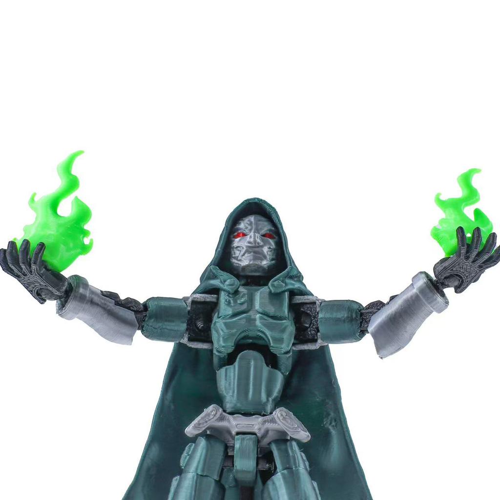 Mobile Doll Set, 3D Titan Robot Mobile Doll, Posable Mobile Doll, Suitable For Collectors, Desktop Decoration