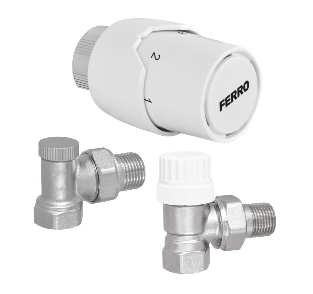 Angle thermostatic set with 12-way head