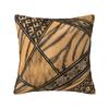 Bengal Tiger Fur Ethnic Tribal Cushion Covers Soft Animal Leather Texture Pillow Case for Car Square Pillowcase Home Decor