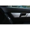 Silver ABS Seat Adjustment Handle Panel Trim 2pcs Fit For Benz 2007-2014 C-Class