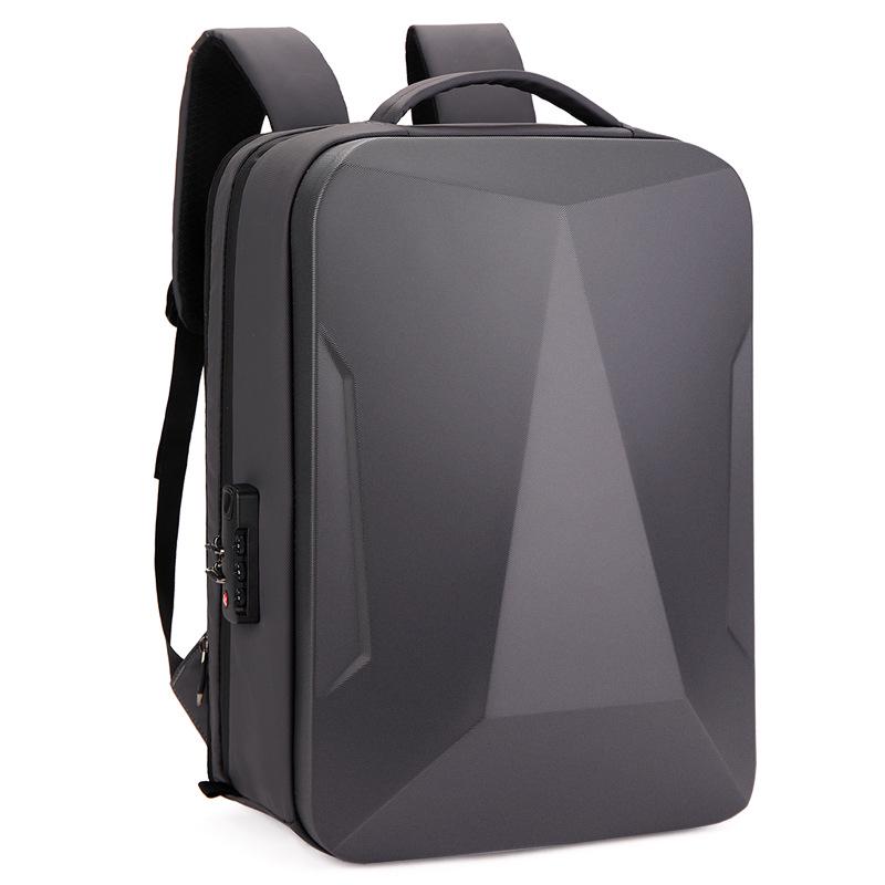 Commuter Hard Shell 15.6" Laptop Backpack with Large Capacity, Anti-Slip Chest Buckle, Durable Design