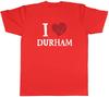 I Love Durham Unisexs TShirt North East England Historic City Tee Gift