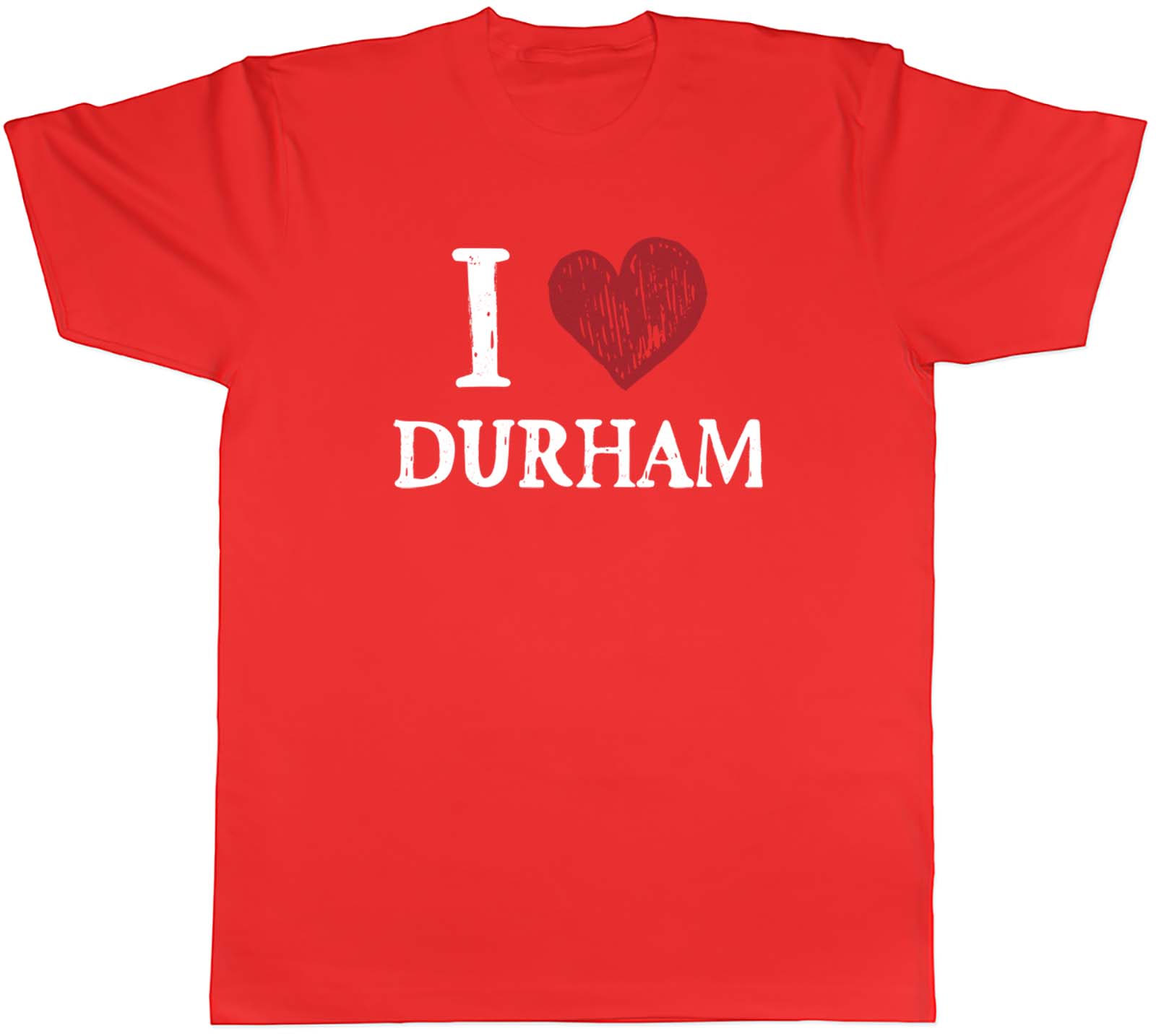 I Love Durham Unisexs TShirt North East England Historic City Tee Gift S
