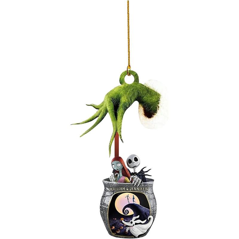 Decorations Halloween Jack Sally Xmas Tree Pendant Nightmare Christmas Before